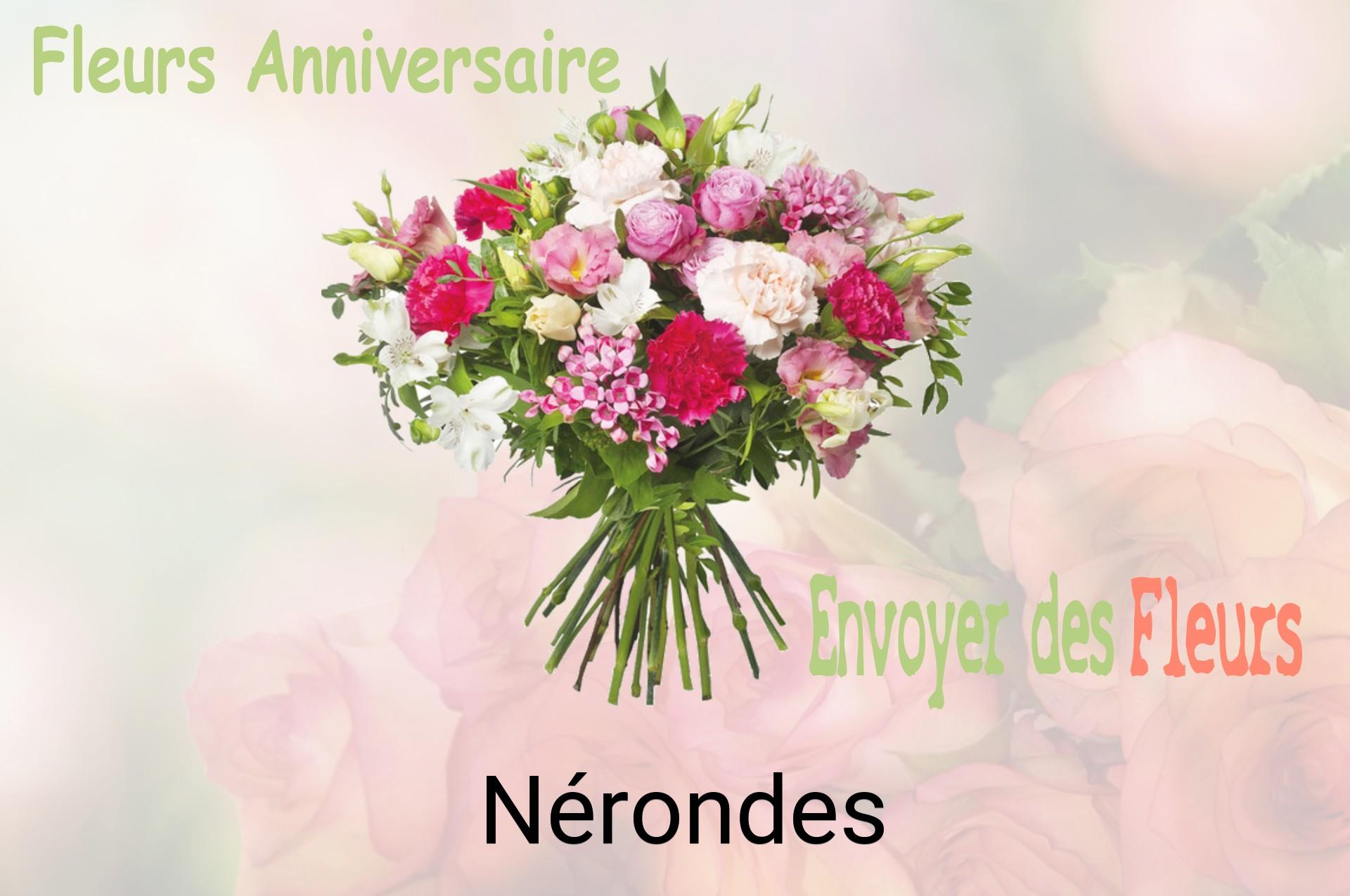 Bouquet de fleurs d’anniversaire livré à Nérondes